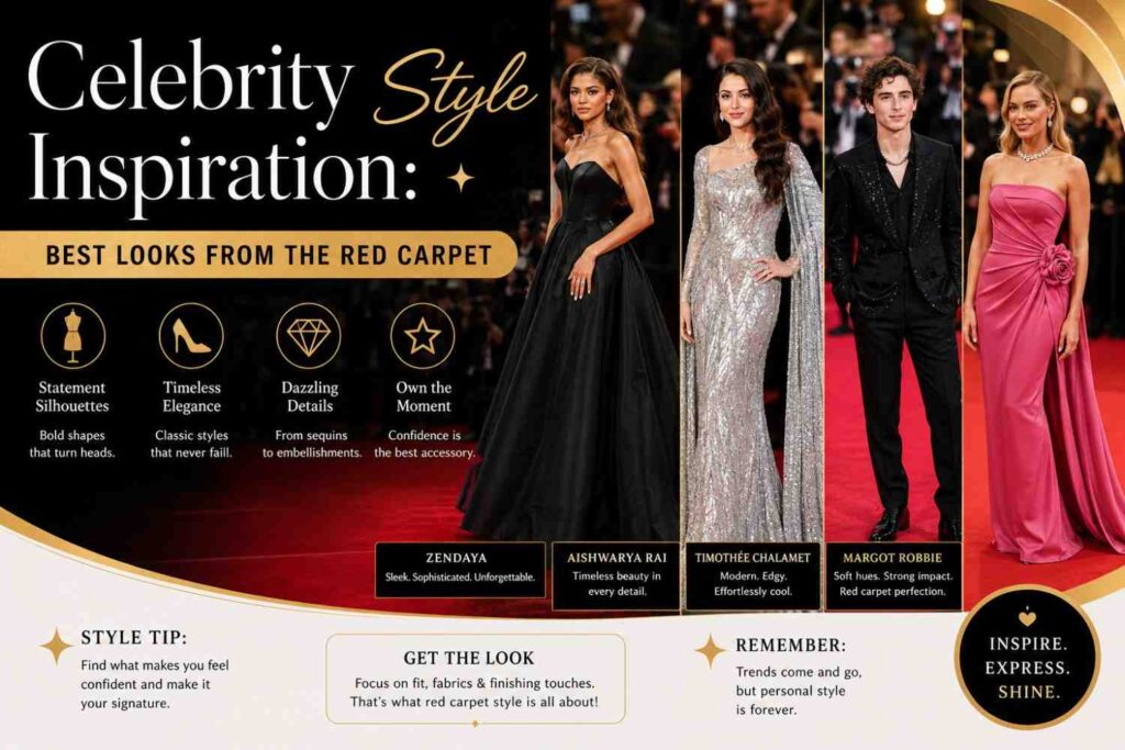 Celebrity Style Inspiration: Best Looks from the Red Carpet