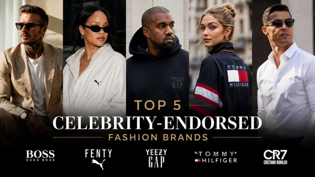 Top 5 Celebrity-Endorsed Fashion Brands